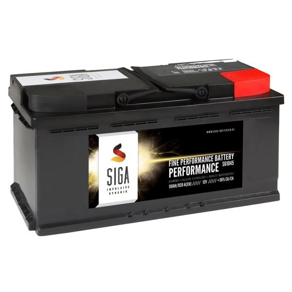 SIGA Performance Autobatterie 110Ah 12V